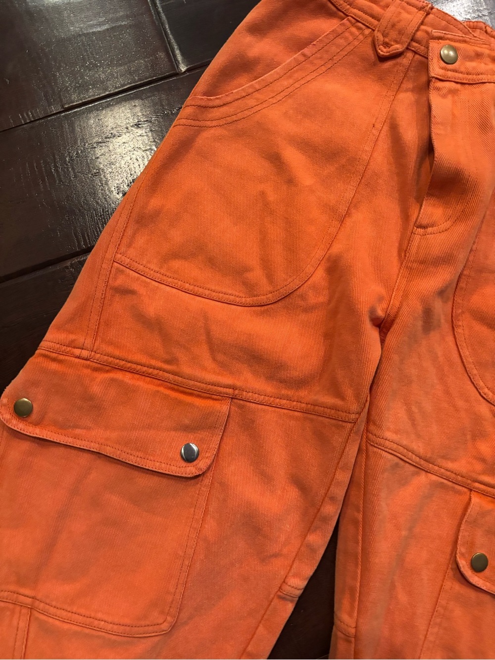 FREE PEOPLE COME AND GET IT UTILITY PANTS -Size XS - Picture 8 of 11